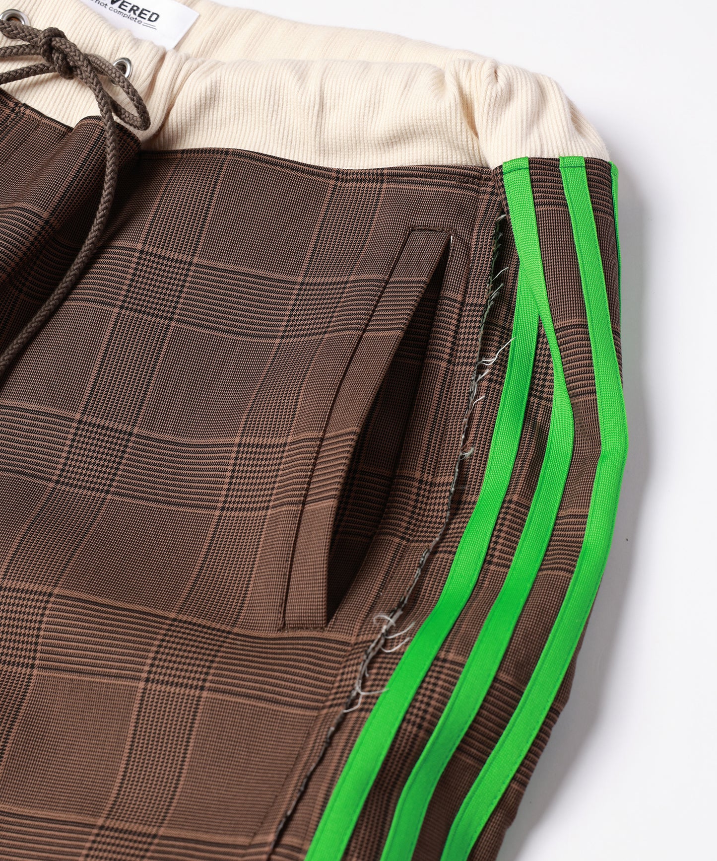 CHECK BONDING LINE TRACK PANTS