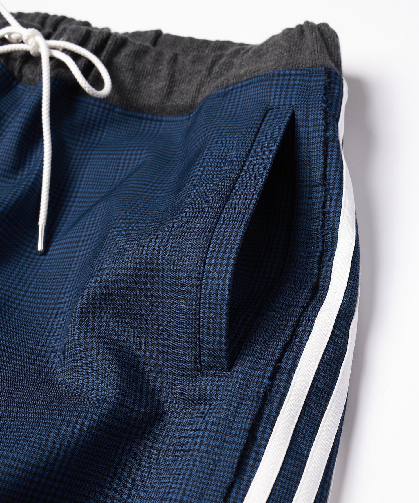 CHECK BONDING LINE TRACK PANTS