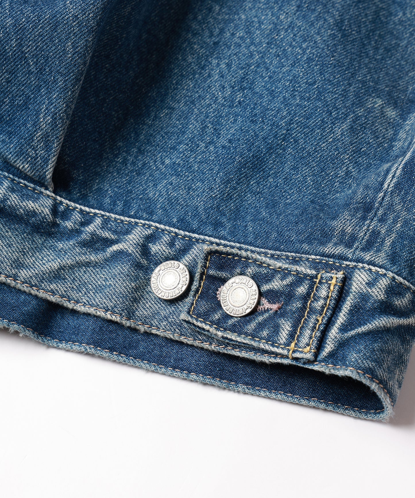 CROCHET DENIM BLOUSON