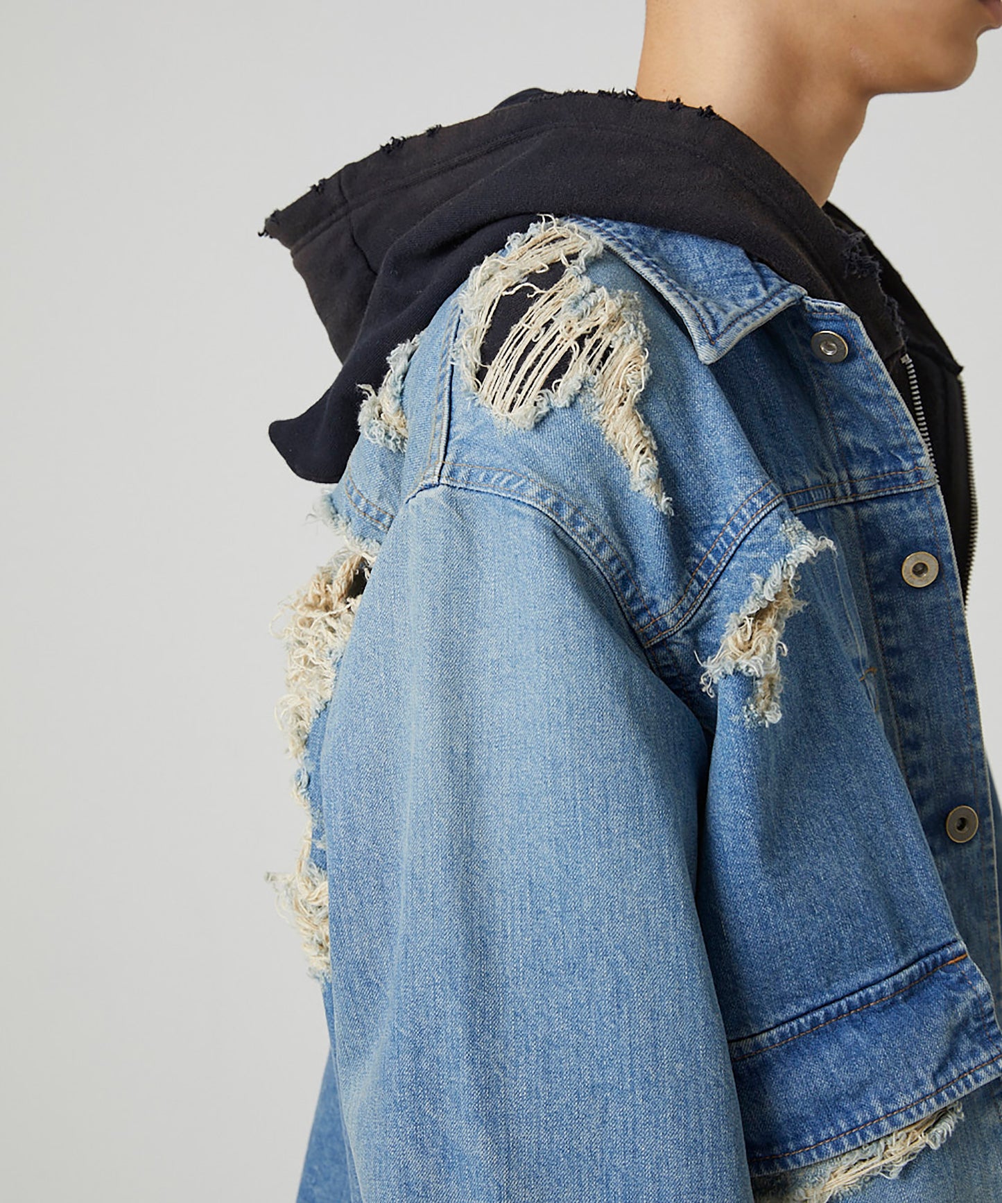 BORO DENIM BLOUSON