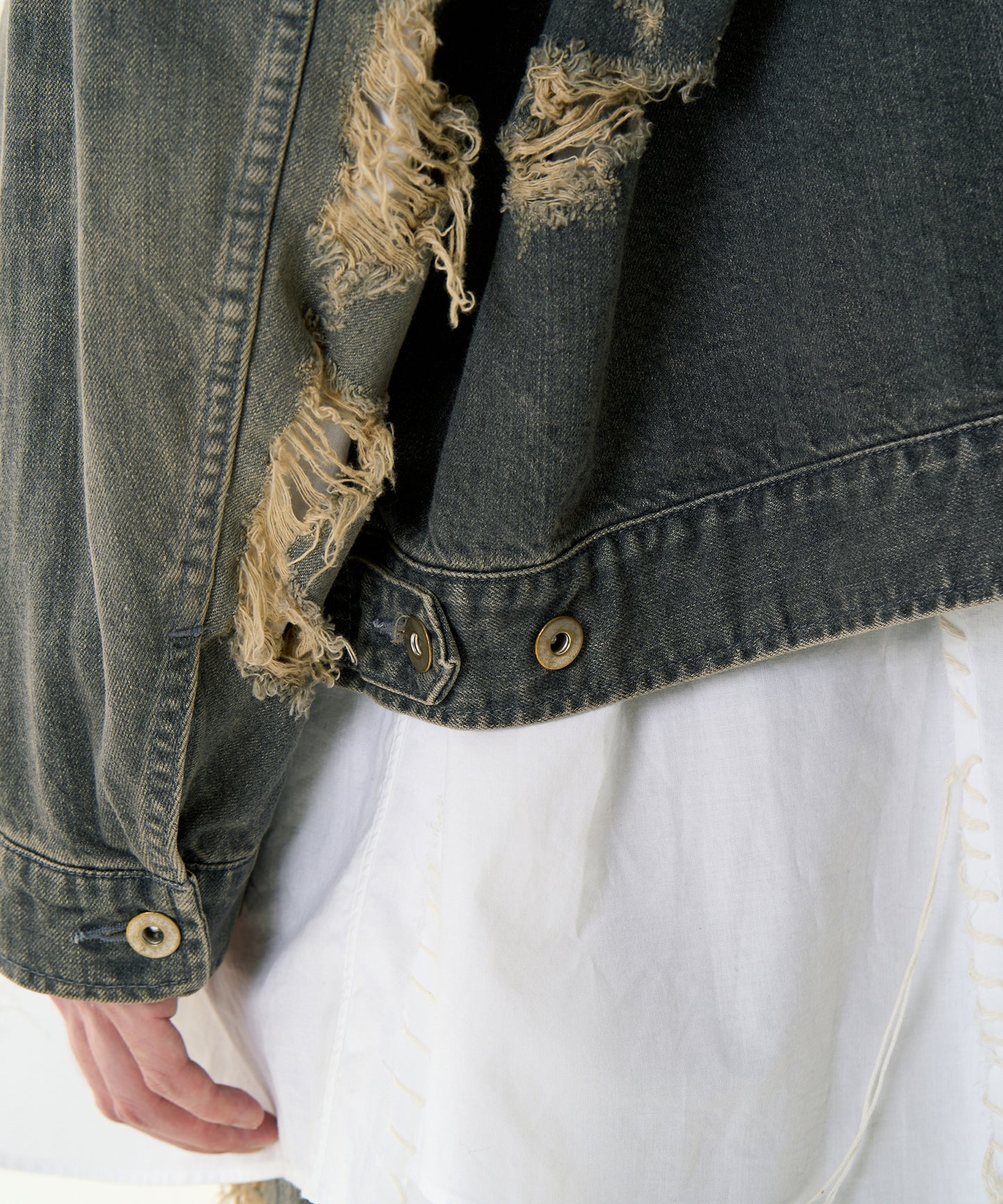 BORO DENIM BLOUSON