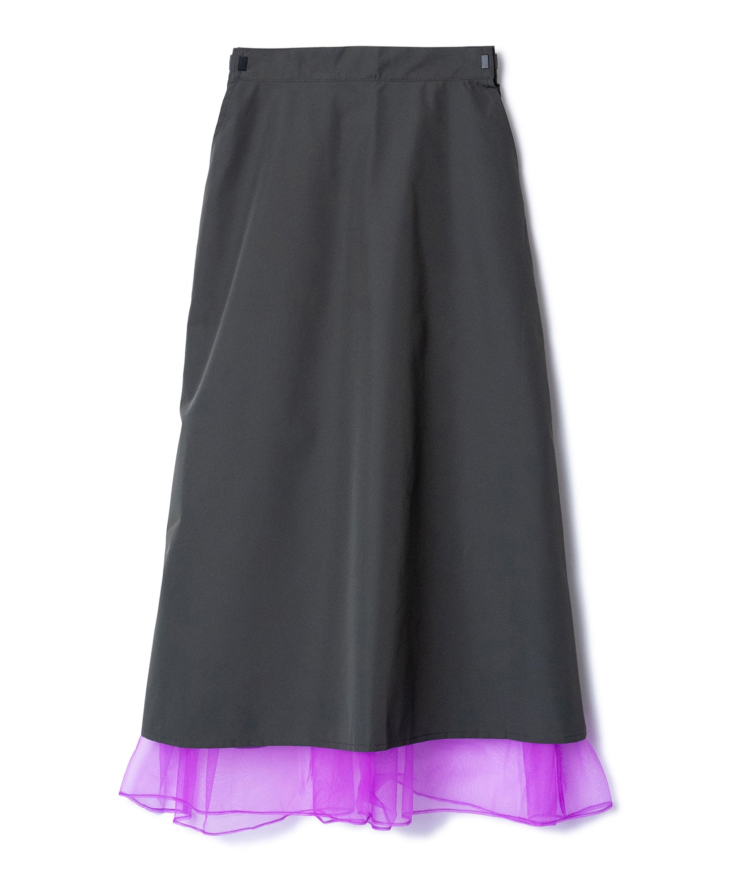 TULLE LAYERED NYLON SKIRT