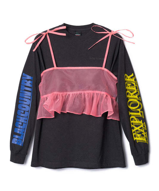 SHEER CAMISOLE L/S T-SHIRTS