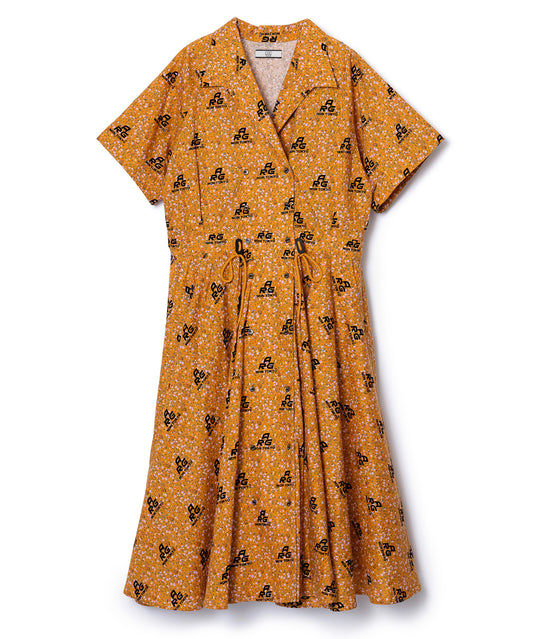 FLOCKED PRINT ONE-PIECE