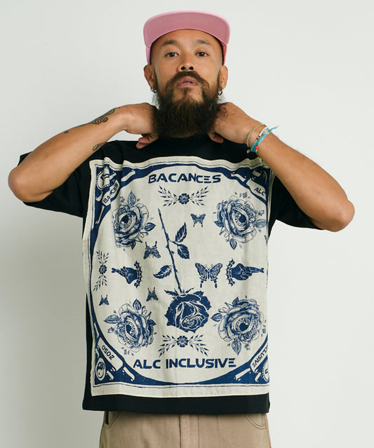 BLC S/S BANDANA TEE [ROSE EYE]