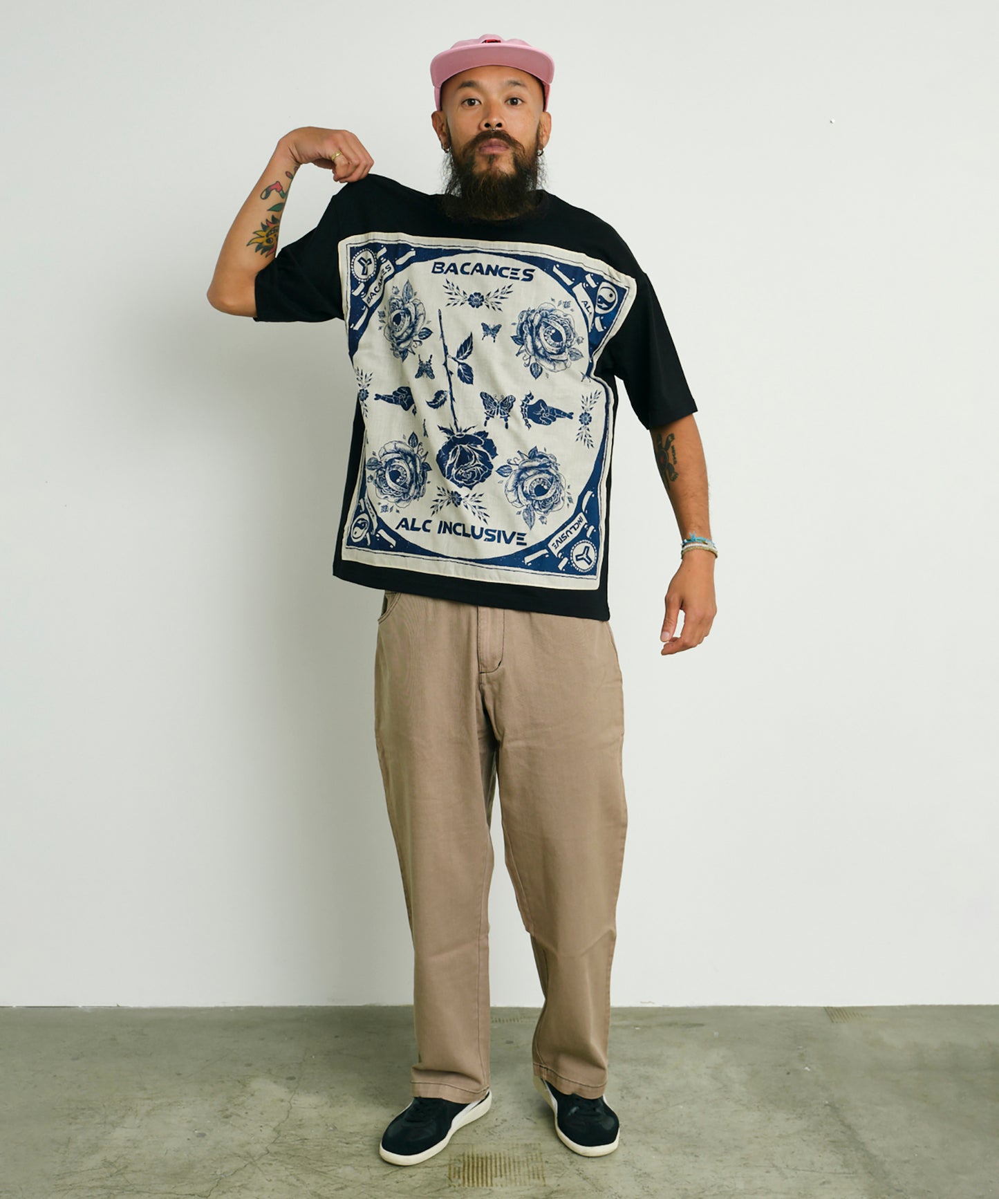 BLC S/S BANDANA TEE [ROSE EYE]