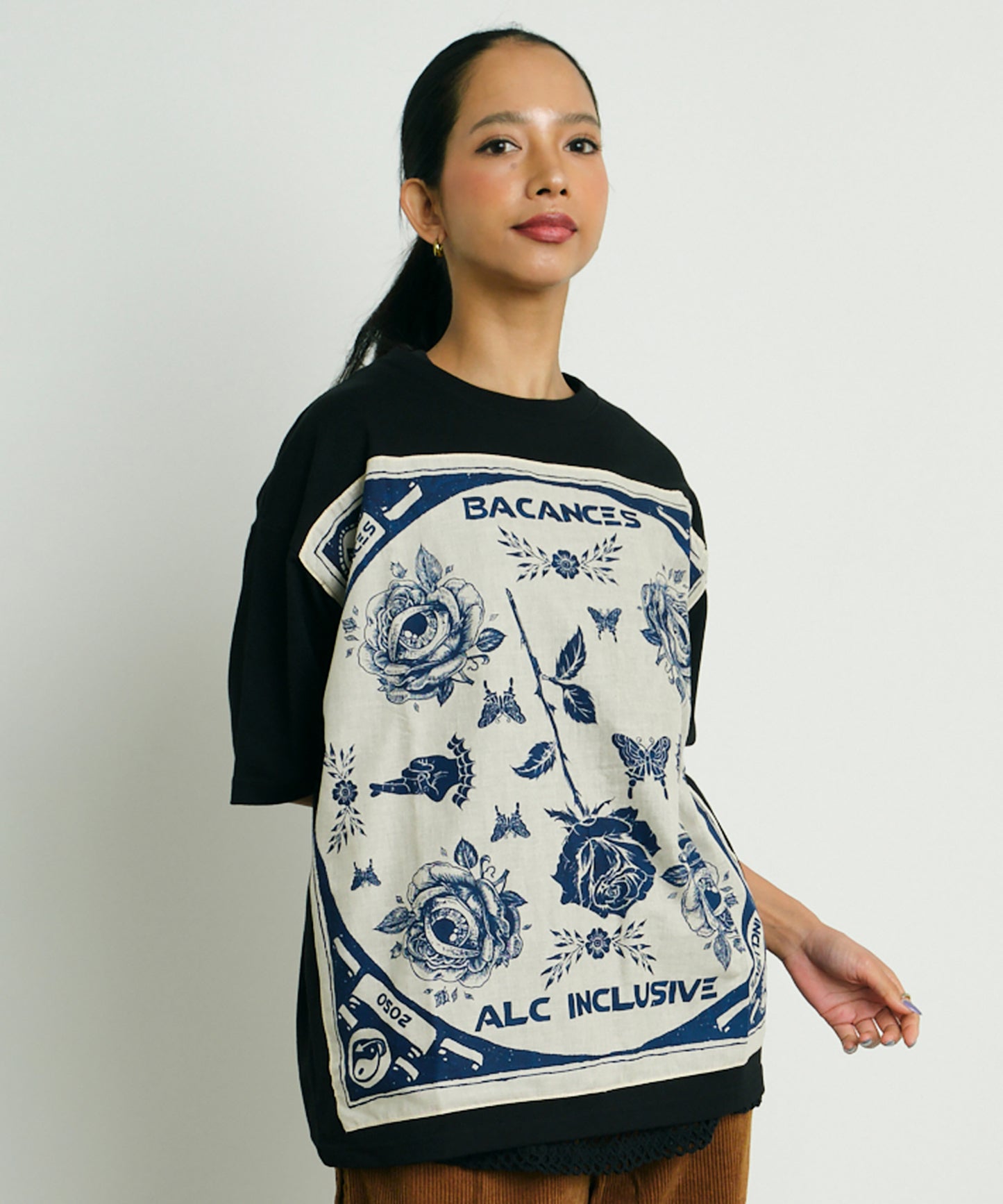 BLC S/S BANDANA TEE [ROSE EYE]