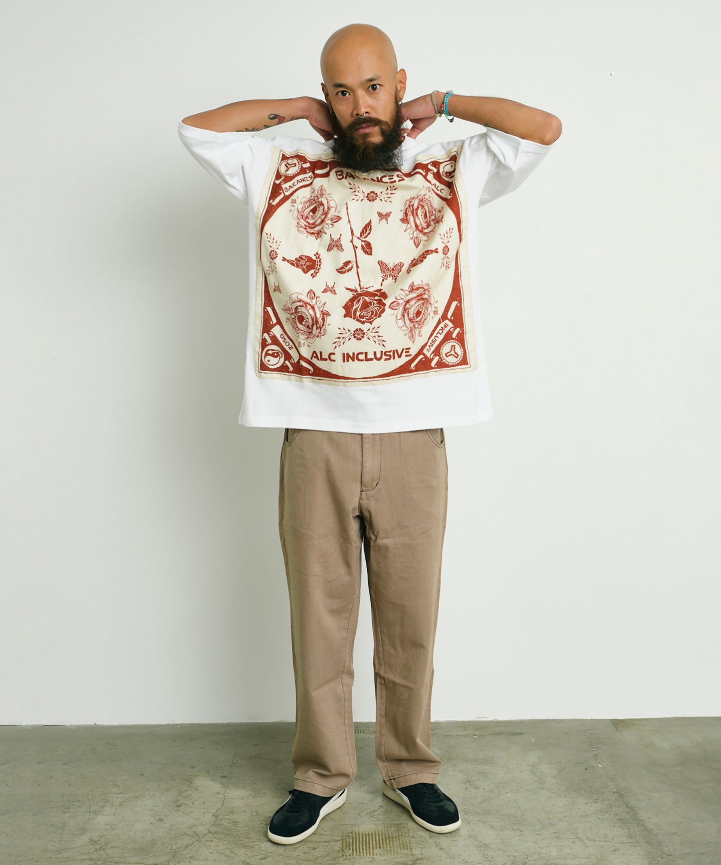 BLC S/S BANDANA TEE [ROSE EYE]