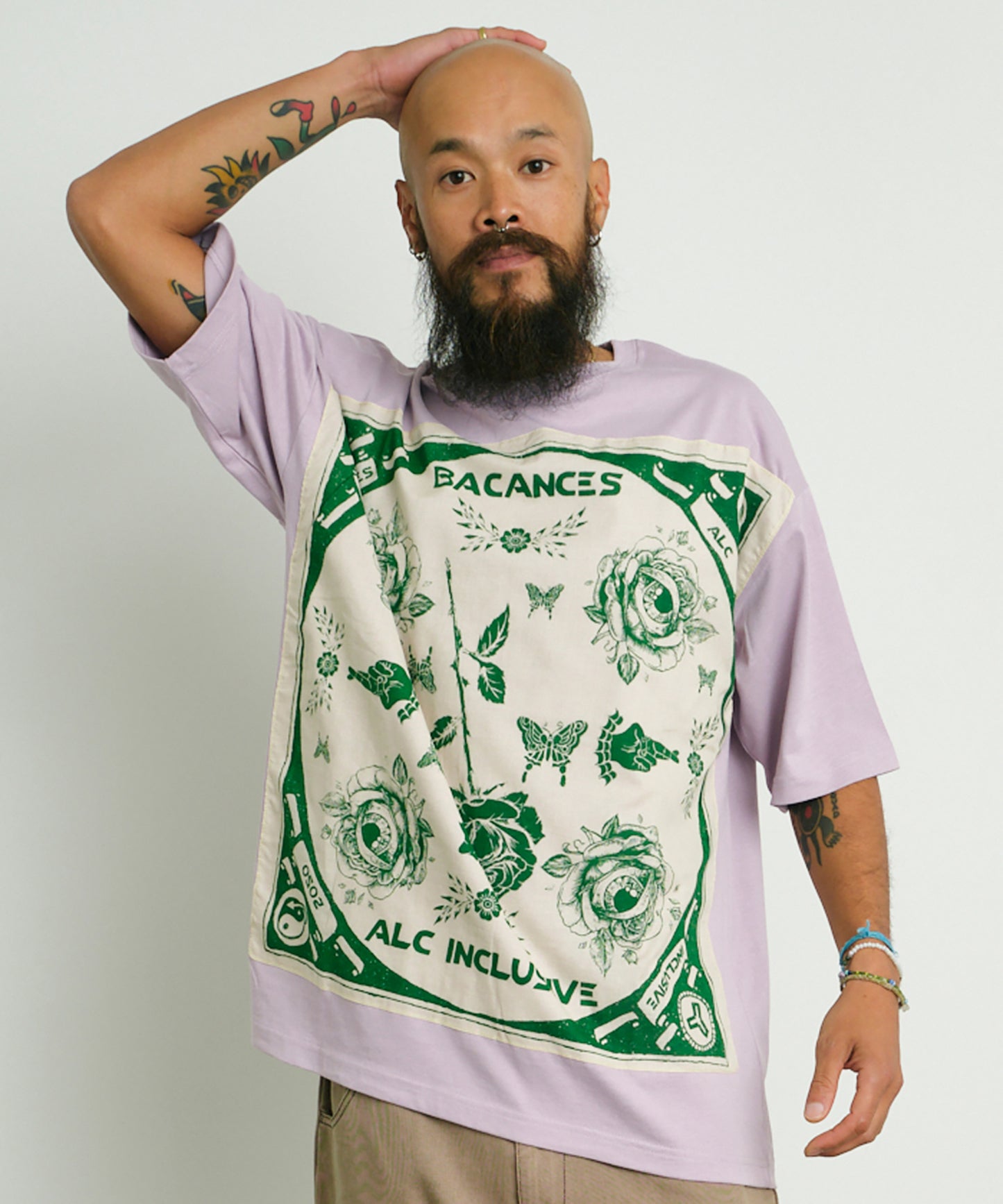 BLC S/S BANDANA TEE [ROSE EYE]