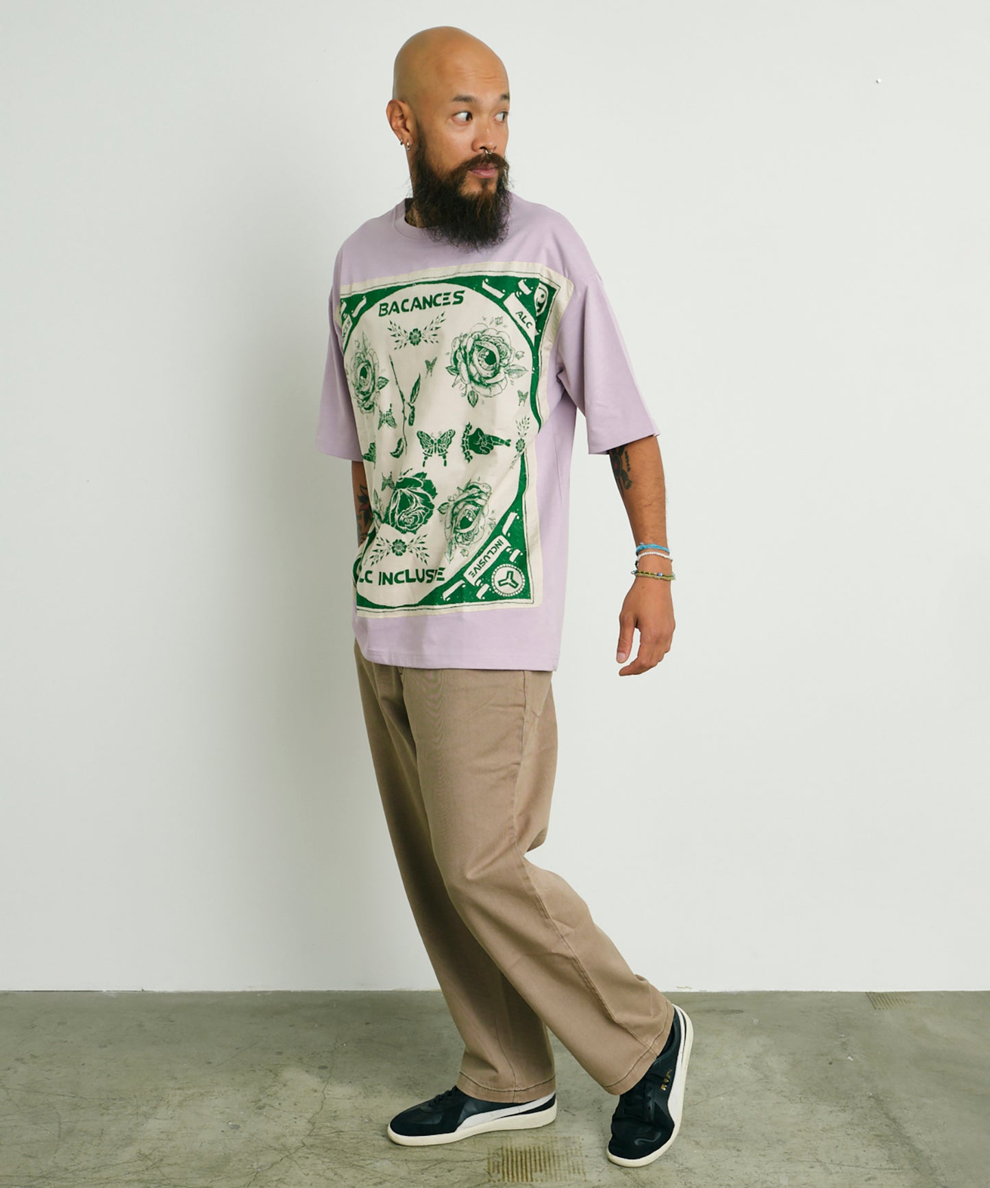 BLC S/S BANDANA TEE [ROSE EYE]