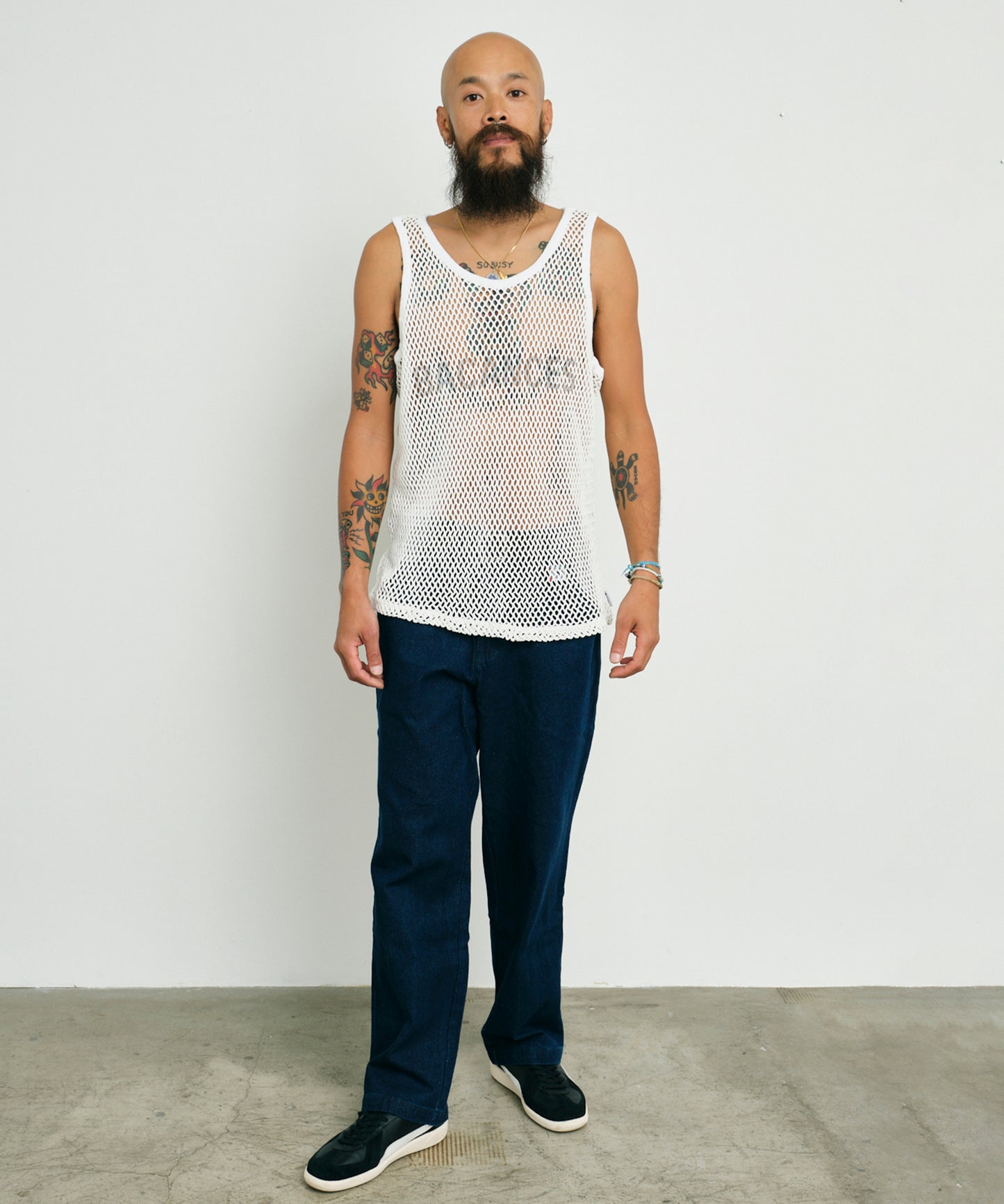 BC MESH MARINA TANKTOP [B LOGO]