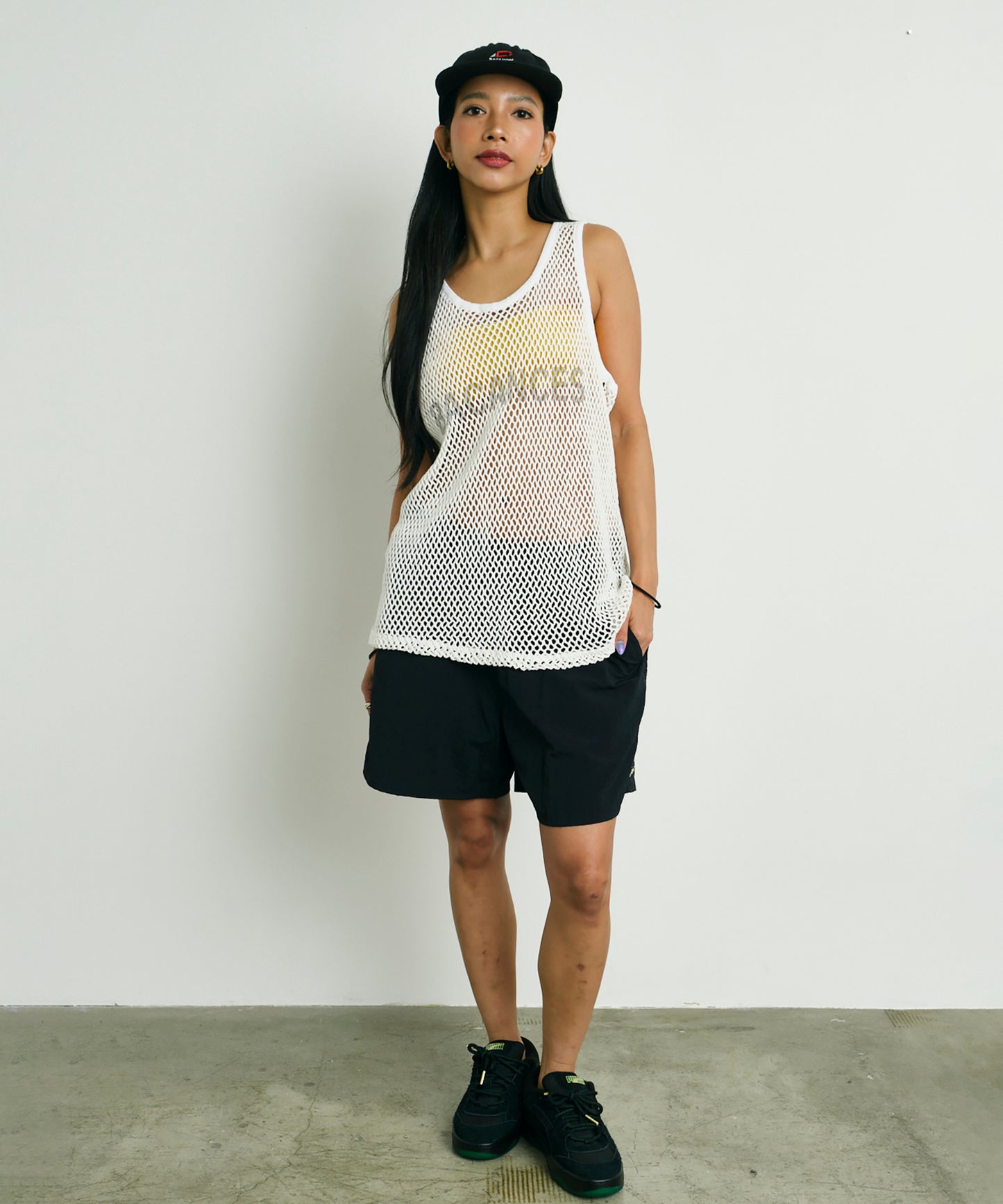 BC MESH MARINA TANKTOP [B LOGO]