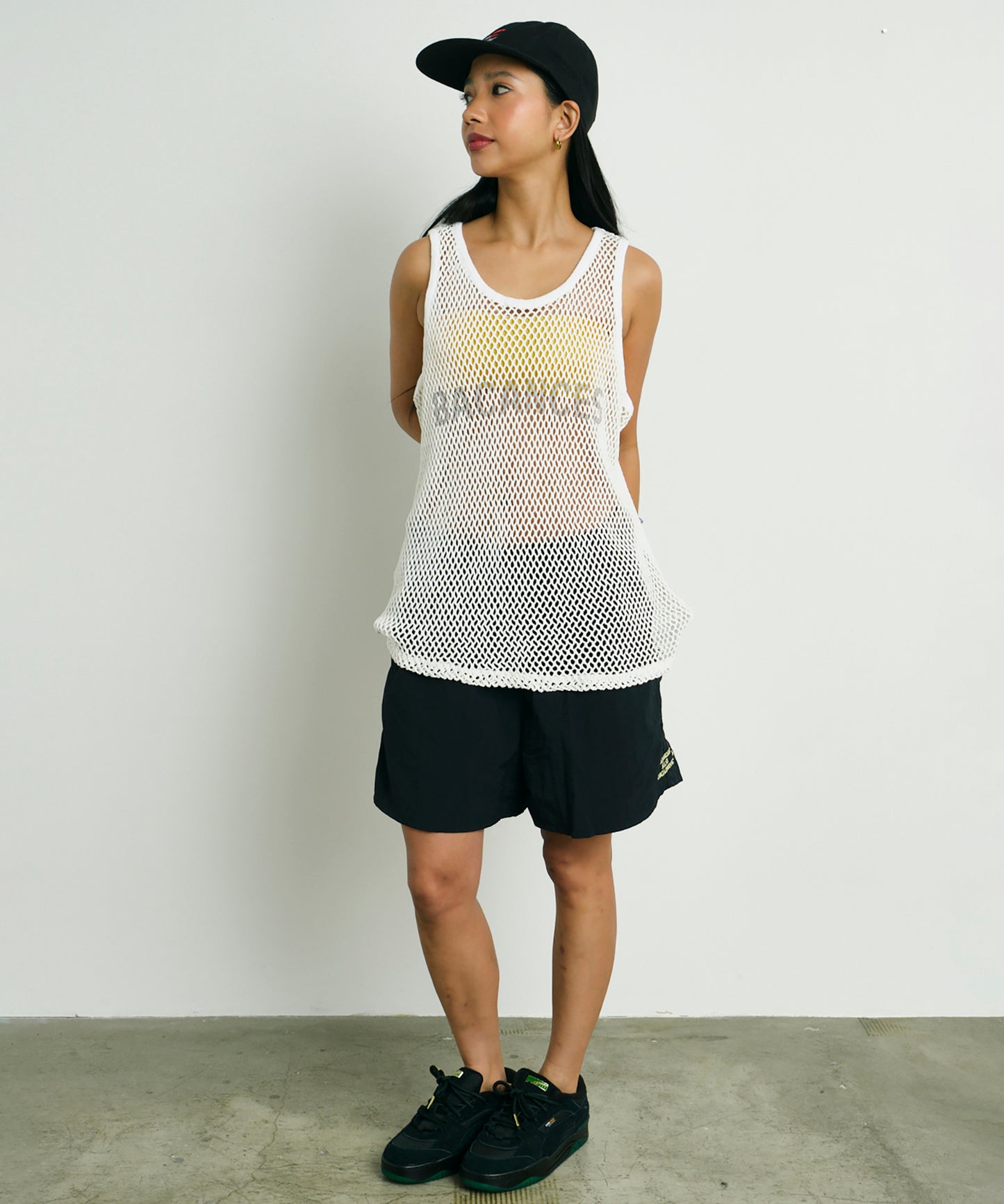 BC MESH MARINA TANKTOP [B LOGO]
