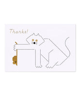 Thank youカード ネコ