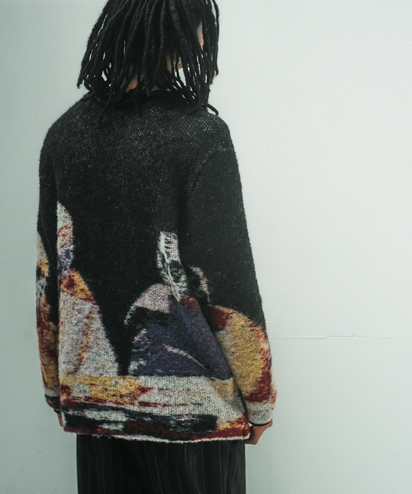 STAR MOHAIR KNIT SWEATER