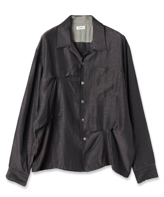 HAND STITCH OPEN COLLAR SHIRT