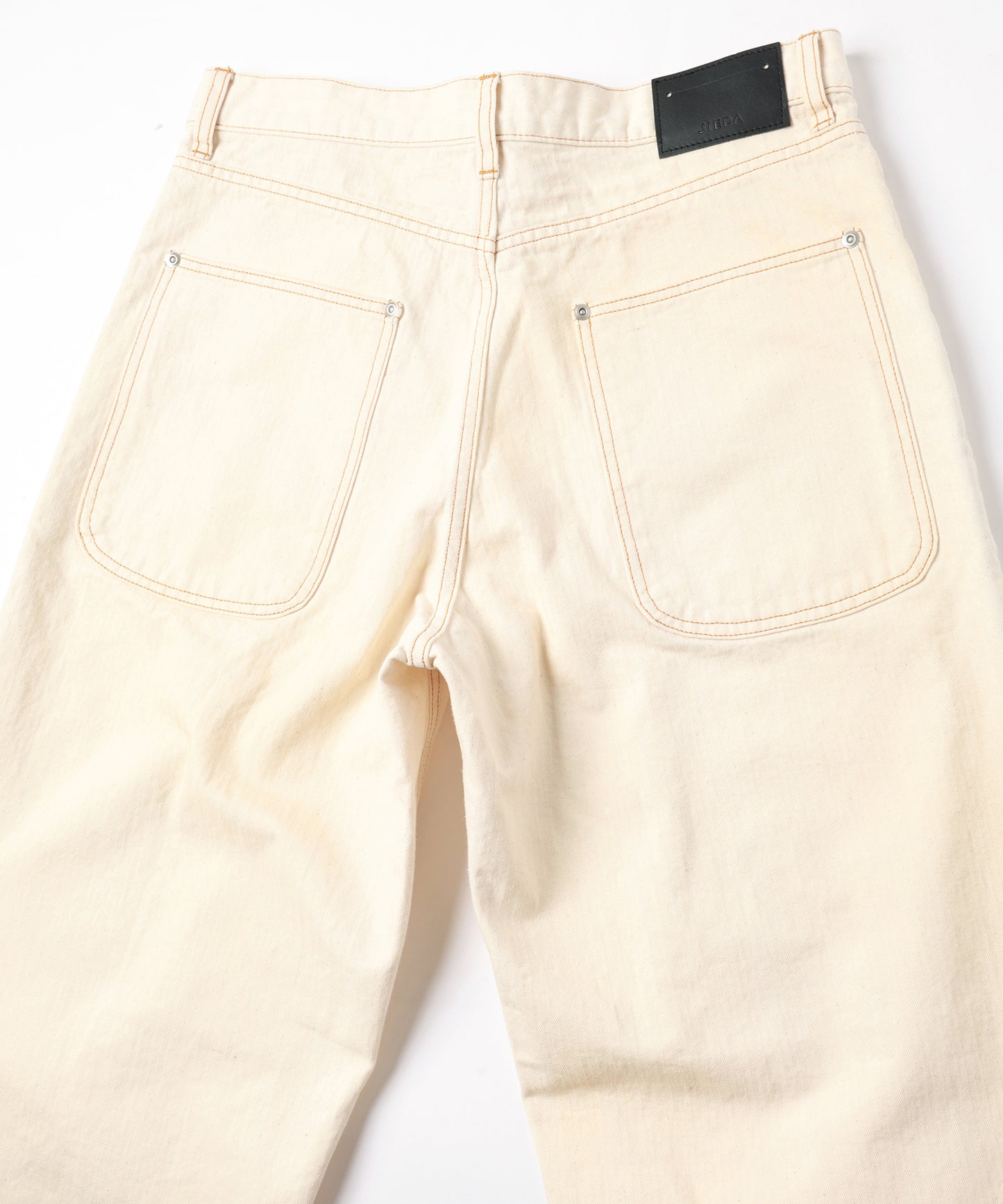 BAKER TUCK HERRINGBONE PANTS