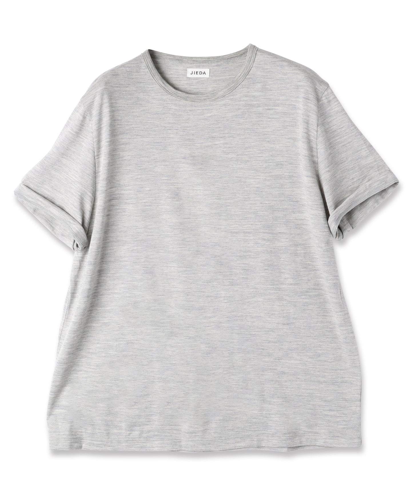 SLEEVE ROLL UP WOOL TEE