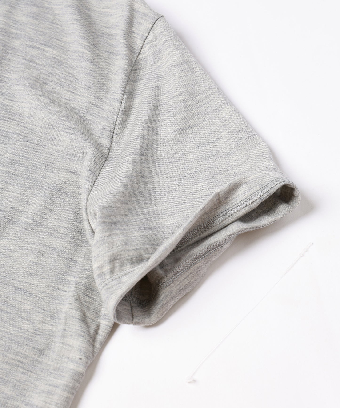 SLEEVE ROLL UP WOOL TEE