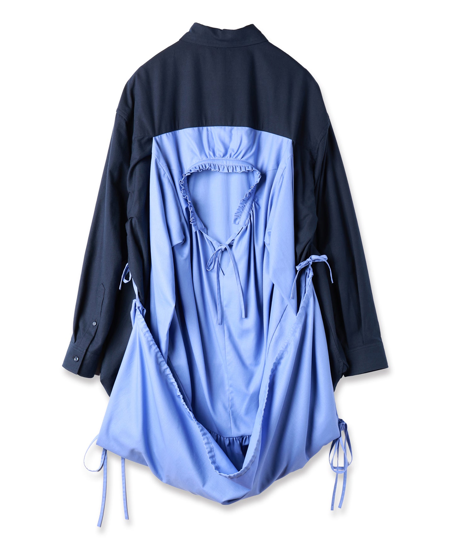 BACK-TO-FRONT LONG SHIRT