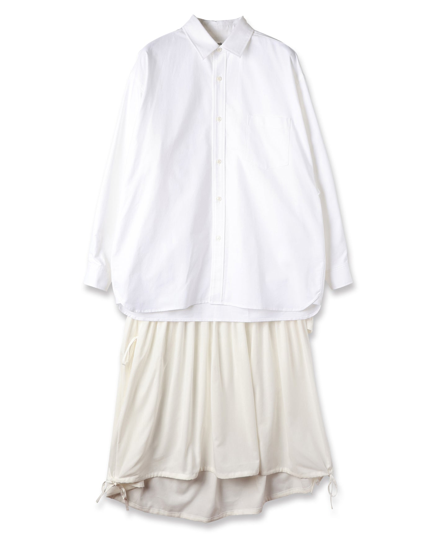 BACK-TO-FRONT LONG SHIRT