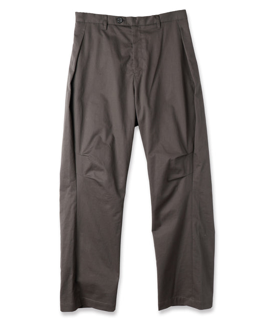 CHINO SIDE TUCK TROUSERS