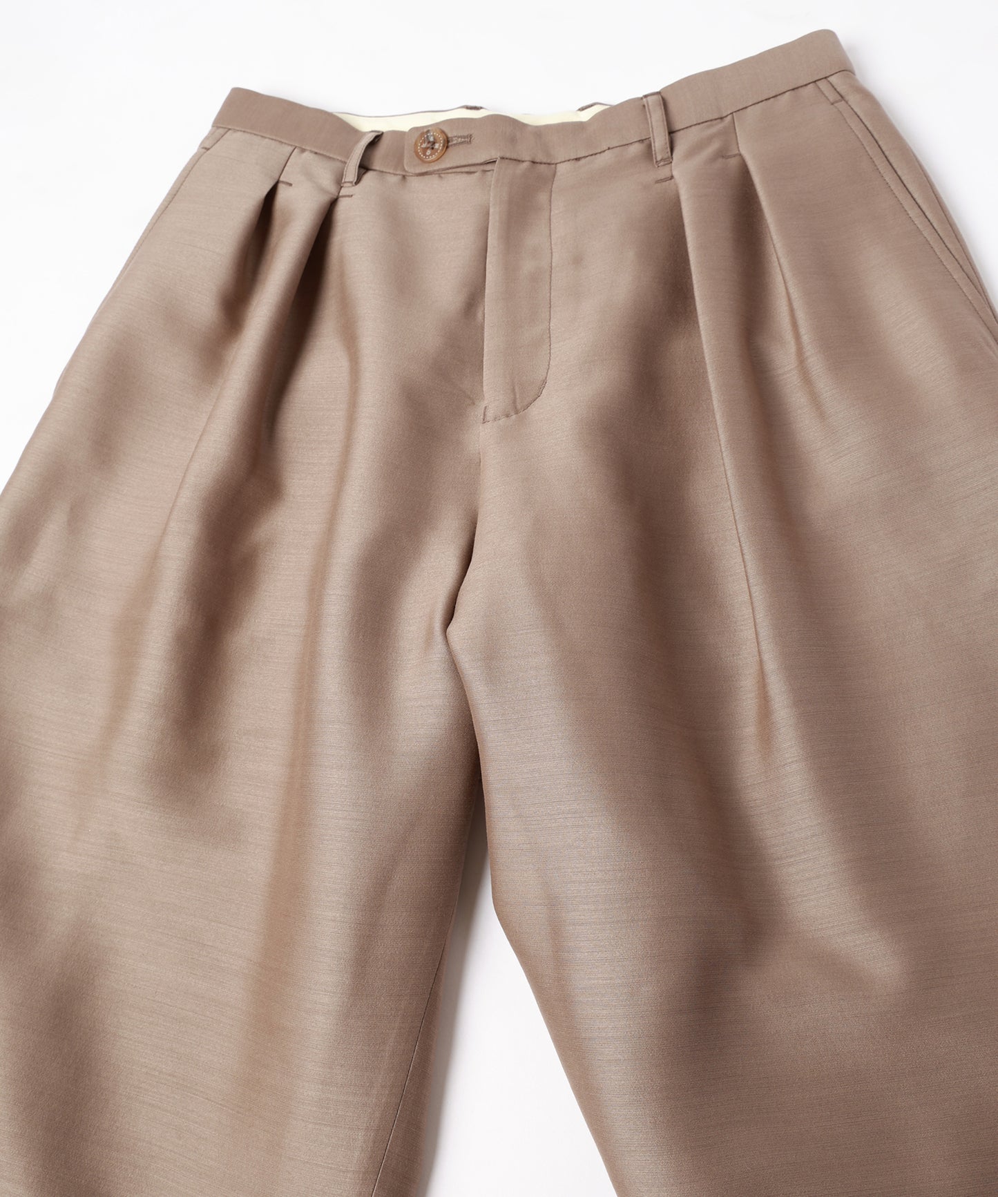 SILK WIDE TROUSERS