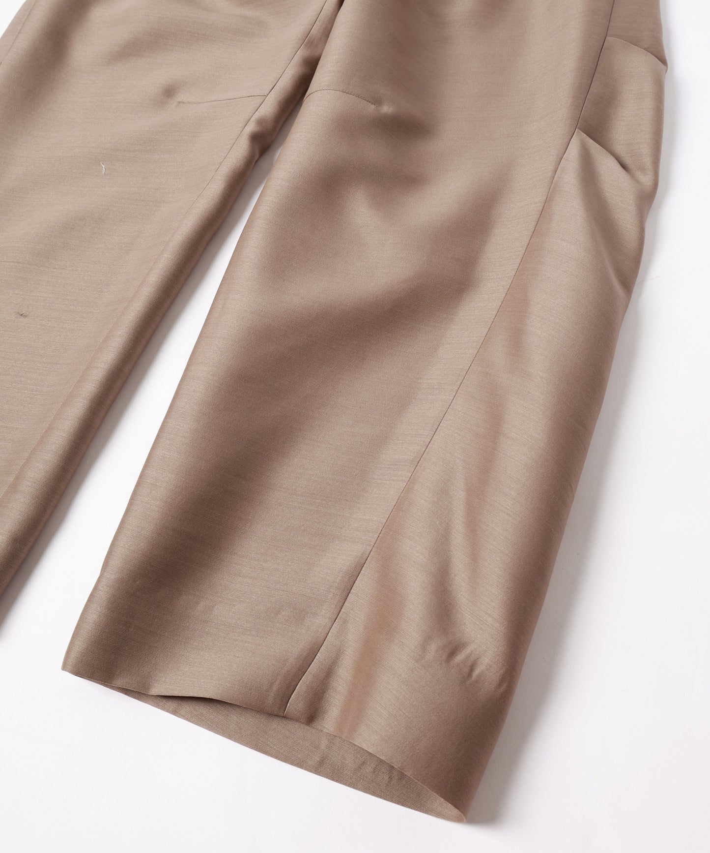 SILK WIDE TROUSERS