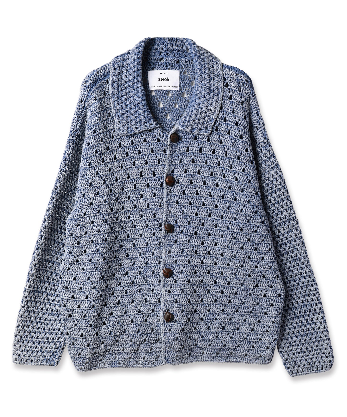 PIGMENT HAND-KNITING CARDIGAN