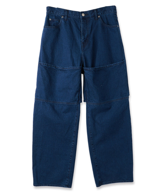 USED KNEE HIGH LAYERED DENIM