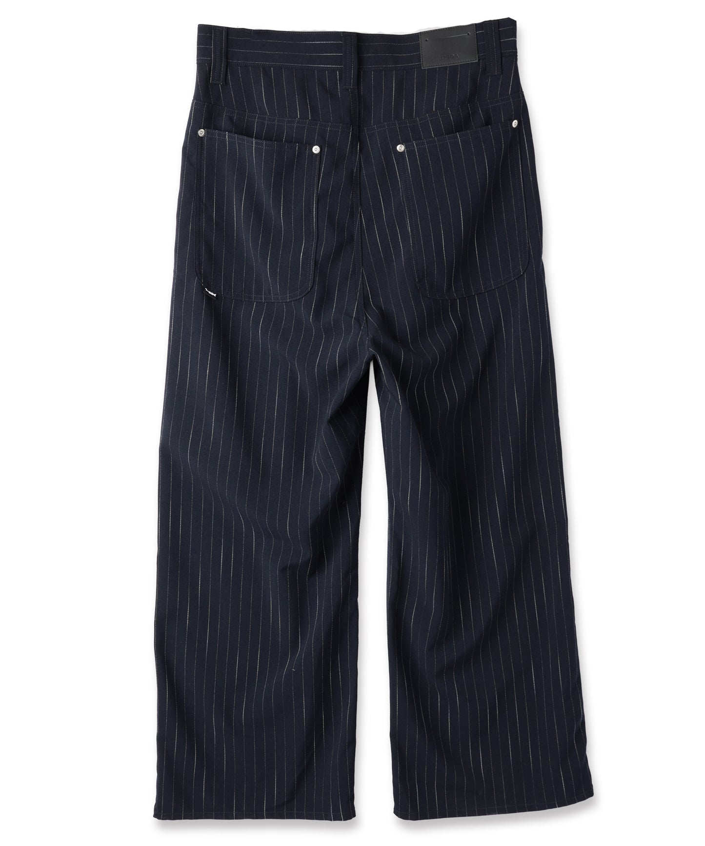 STRIPE WIDE ONE TUCK PANTS