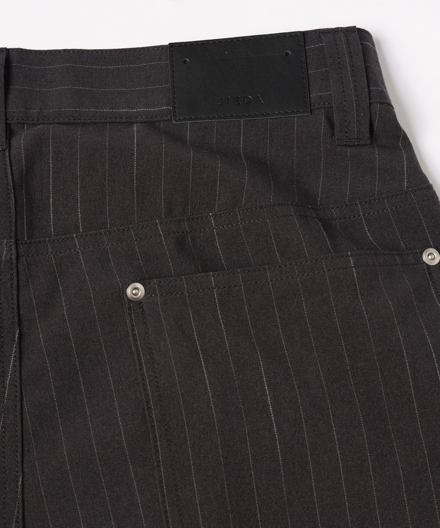 STRIPE WIDE ONE TUCK PANTS