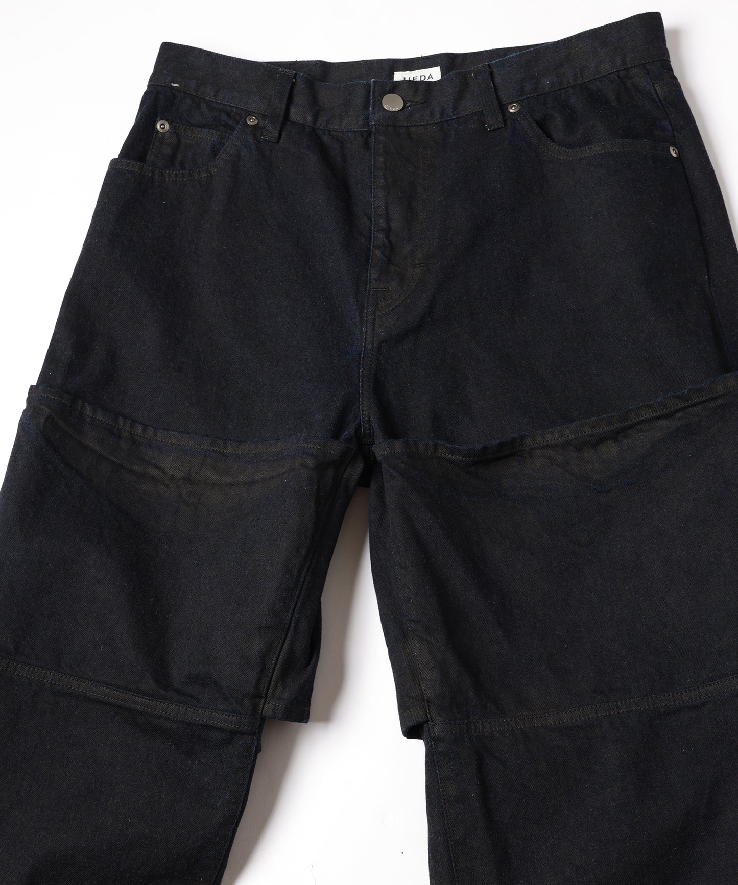 USED KNEE HIGH LAYERED DENIM