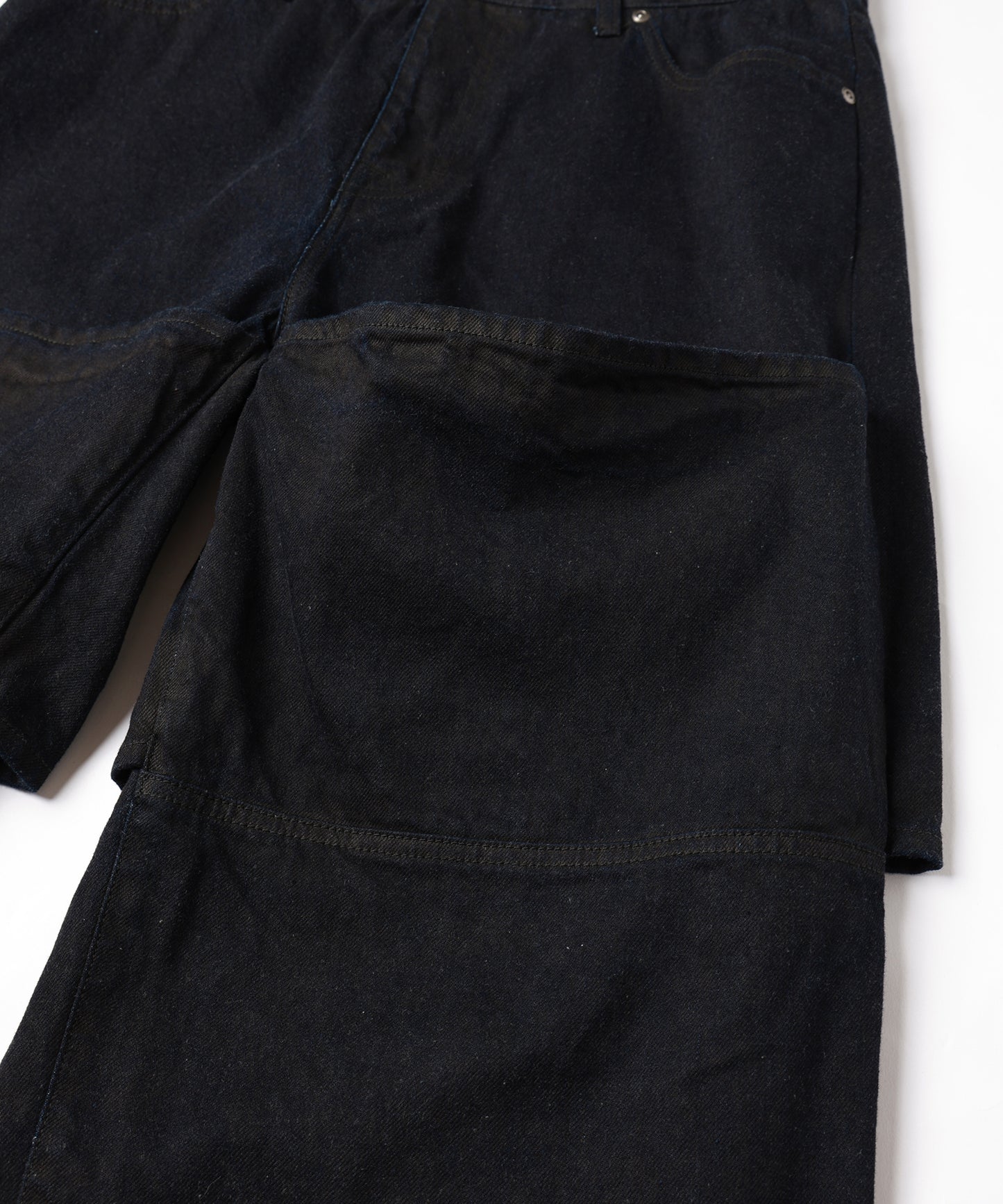 USED KNEE HIGH LAYERED DENIM