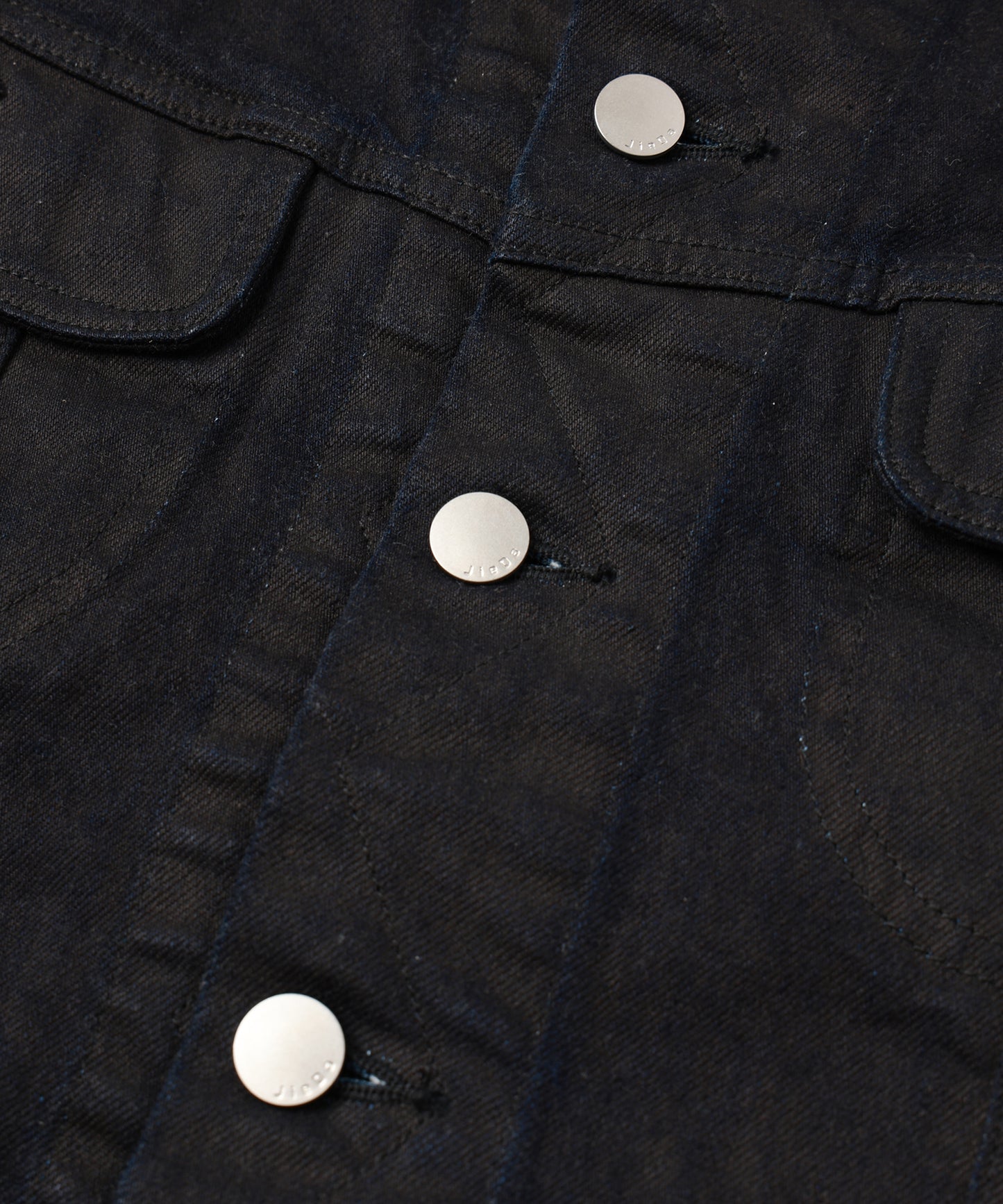 PINS COATED DENIM JACKET