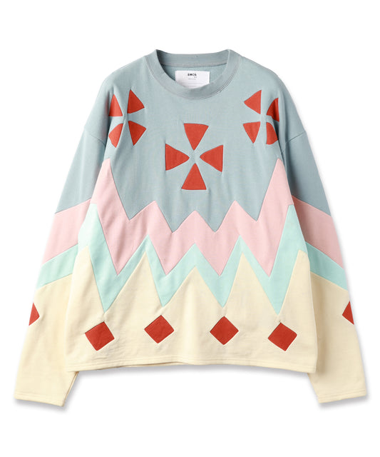 MULTI COLOR LONG TEE【7月下旬】