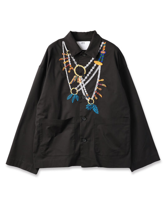 AMULET EMBROIDERY SHIRT【8月下旬】