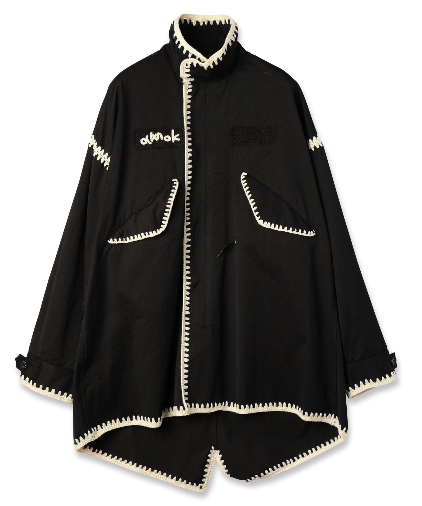 HAND KNITTING MILITARY COAT