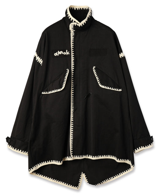 HAND KNITTING MILITARY COAT