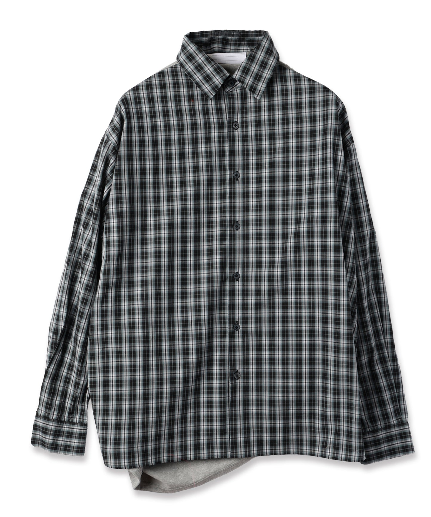 BACK-TO-FRONT CHECK SHIRT