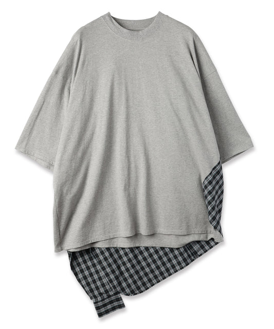 BACK-TO-FRONT CHECK SHIRT