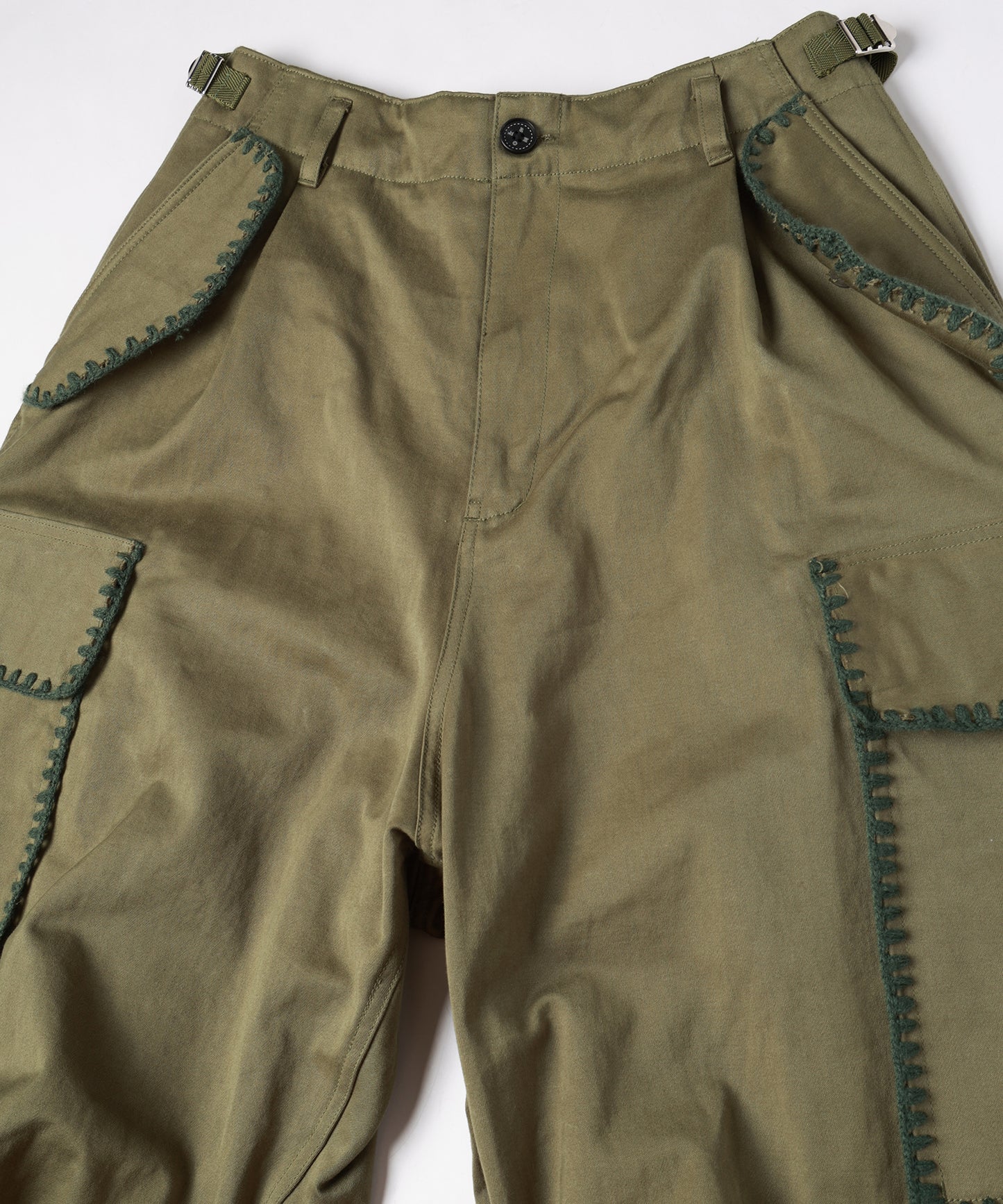 HAND KNITTING MILITARY PANTS