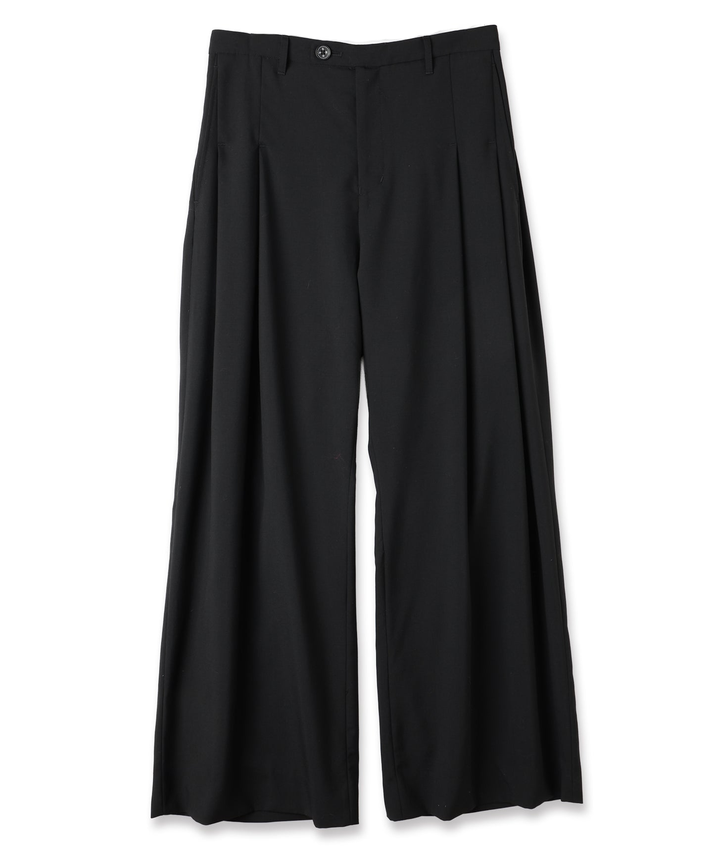 WOOL WIDE TROUSERS