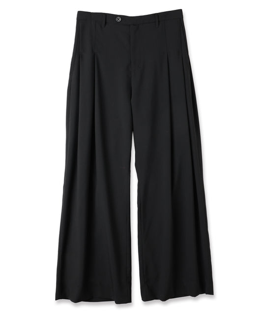 WOOL WIDE TROUSERS