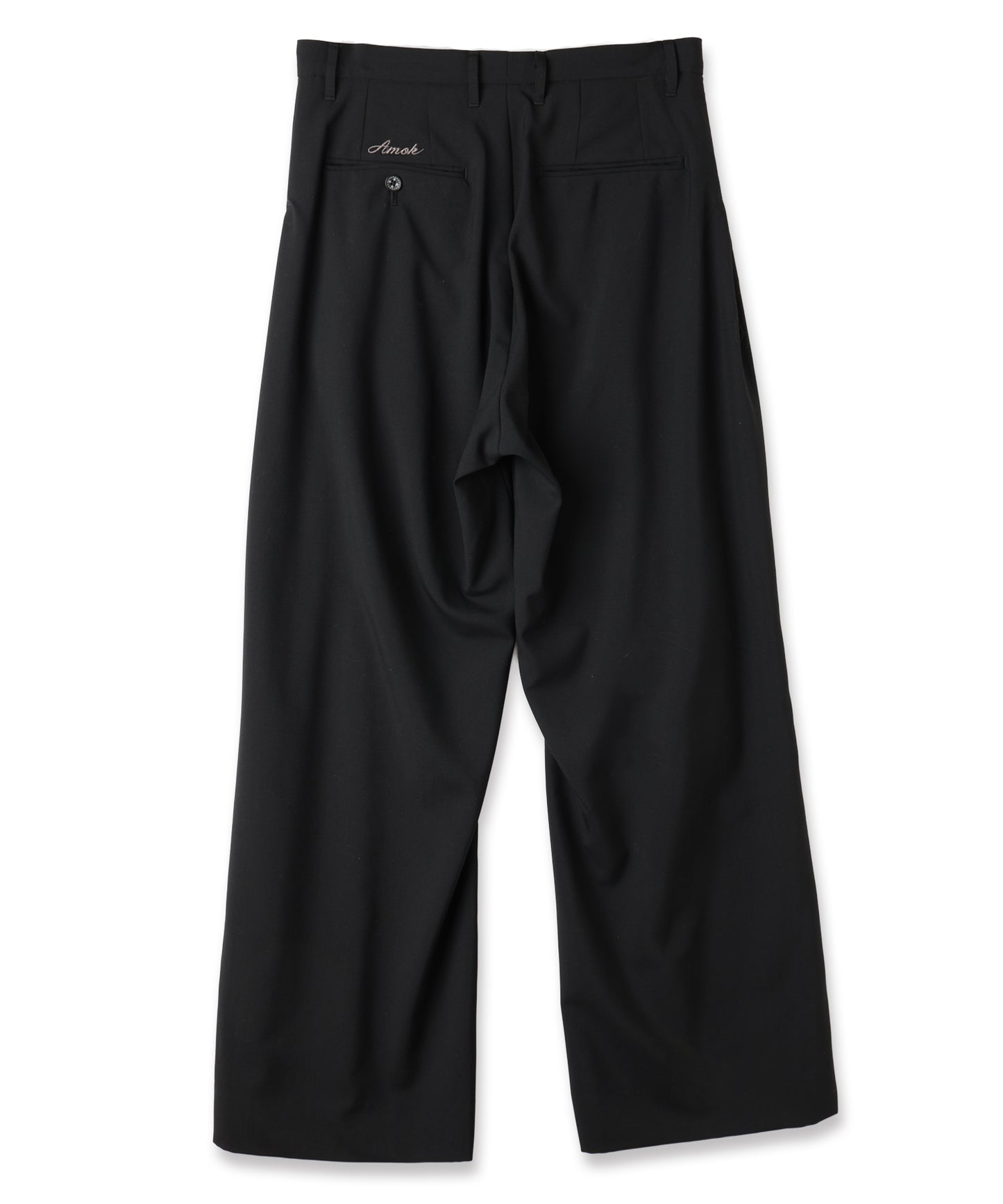 WOOL WIDE TROUSERS