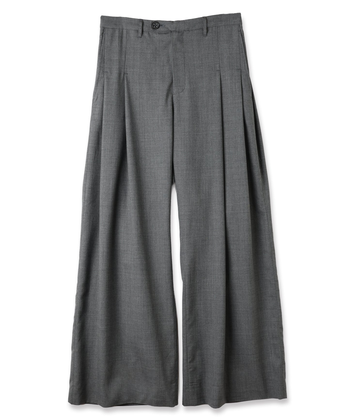 WOOL WIDE TROUSERS
