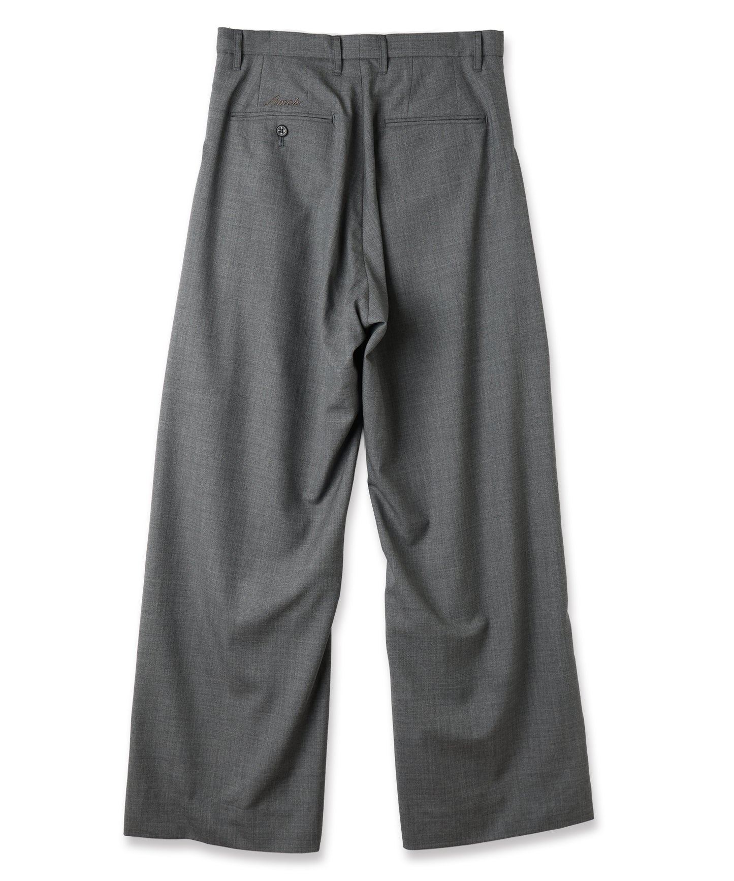 WOOL WIDE TROUSERS
