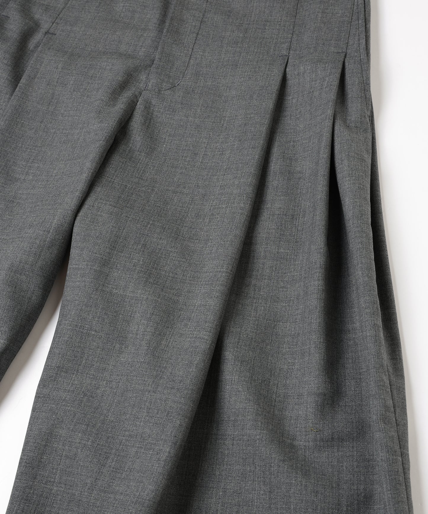 WOOL WIDE TROUSERS