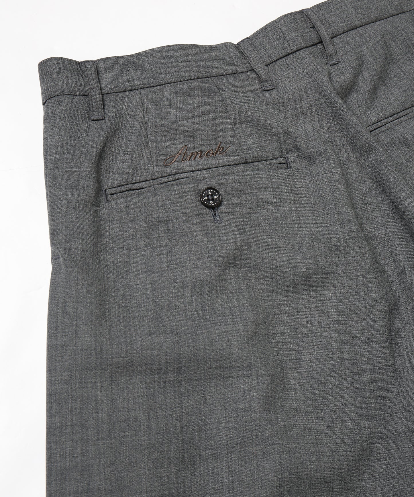 WOOL WIDE TROUSERS