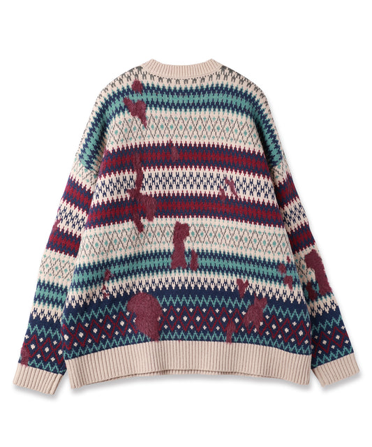 NORDIC SWITCHING KNIT【9月中旬】